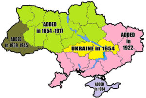 Dějiny Ukrajiny mapa